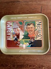 FOOTBALL'S IRON BOWL -- ALABAMA VS. AUBURN - NOV 29, 1975 COCA COLA TRAY picture