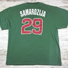 MLB Chicago Cubs Jeff Samardzija #29 Shirt Men’s XL Green picture