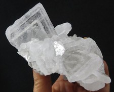256g white Barite crystals minerals specimen,Jinkouhe,China picture