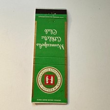 Minneapolis Athletic Club Gopher MN Vintage Matchbook Cover 5MB125-2 picture