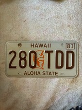 VINTAGE 1981 HAWAII 