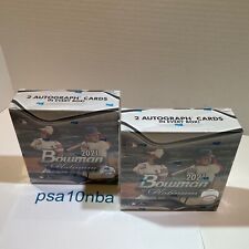 (1) 2021 Bowman Platinum Mega Box MLB Baseball 2 Autographs Topps Factory Sealed picture