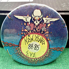 Vintage 1984 Grateful Dead New Years Eve Pinback Button Rick Griffin NYE 84-85 picture