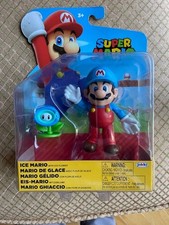 SUPER MARIO --ICE MARIO w/ Ice Flower - Brand New picture