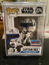 Funko Pop Captain Rex #274 Official NYCC 2018 Sticker Comes In Hard Stack. picture