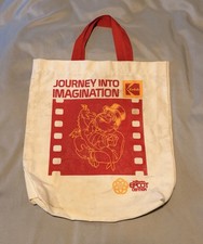 Vintage 1980s Epcot Center Kodak Journey Into Imagination Figment Tote Bag picture
