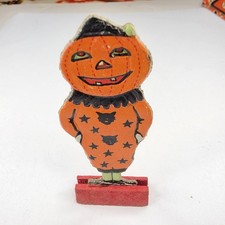 Antique German Halloween Skittle Game Jack O' Lantern picture