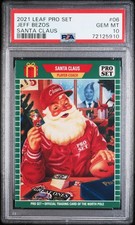 2021 Leaf Pro #06 Santa Claus and Jeff Bezos PSA 10 GEM MINT picture