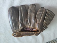 Vintage 1940s Spalding 108 Professional Model Baseball Glove Made In USA picture