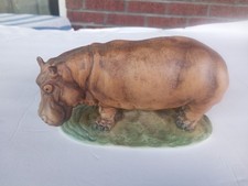Andrea by Sadek - hippo or hippopotamus ceramic figurine (# 7294) 1985 picture