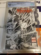 Avenging Spider-Man #1 CBCS Graded 9.2 Rare Quesada B&W Retail Incentive picture