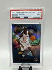 2022 SKYBOX METAL UNIVERSE CHAMPIONS Z-FORCE #Z1 MICHAEL JORDAN PSA 9 picture