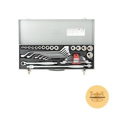 TONE Combination Tool Set K20 1/2in Drive 33pcs Silver Japan picture