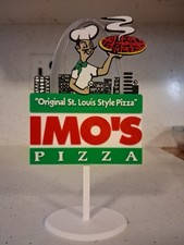 IMO'S π PIZZA π Restaurant. St Louis Missouri Mini Display Sign Diorama 7.5
