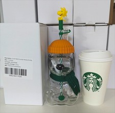 2026 HOT Starbucks x Peanuts Snoopy Glass Cup New Halloween Gift 100% Authentic picture