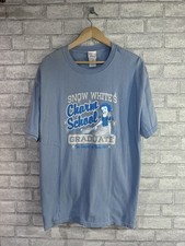 Vintage Disney Princess Snow White Charm School T-Shirt Size Adult XL Rare 2000s picture