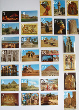 Egyptian Postcards Mix & Match 10-Pack Ancient Egypt Art and Landmarks. picture
