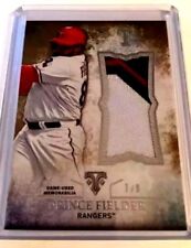 Prince Fielder 2015 Topps Triple Threads 3-Color Patch#7/9Texas Rangers 1B DH picture