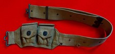 Rare Original Unknown Type WW1 U.S. Rifle Cartridge Garrison Belt Red Book P.95 picture