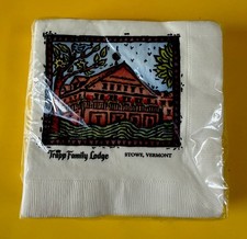 Original Sealed Package of Trapp Family Lodge Souvenir Napkins picture