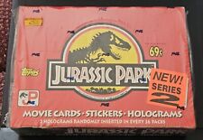 1992 Topps Jurassic Park Series 2 Factory Sealed Unopened Box of 36 Packs picture