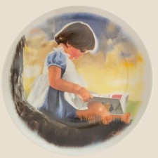 Vtg Viletta China Collector Plate By Myself Donald Zolan 1980 Gift Multicolor picture