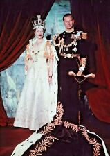 QUEEN ELIZABETH II & PRINCE PHILIP-Coronation Portrait 1953-London England picture