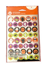 88 American Greetings Halloween Stickers/ Pumpkins, Ghosts, Black Cats, Spiders picture