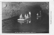 H51/ Mammoth Cave Kentucky RPPC Postcard 1907 Echo River Interior picture