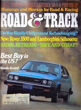 HONDA ACCORD - ROAD & TRACK MAGAZINE, AUGUST 1976 VOLUME 27. NUMBER 12 picture