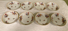 8 Haviland Limoges LORRAINE Blue Pink Floral 7 5/8