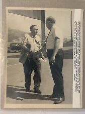 1963 LA Dodgers Press Photo New York Mets manager Casey Stengel Red Patterson picture