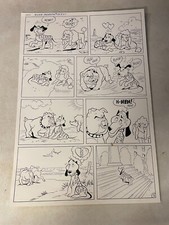 RICHIE RICH JACKPOTS #19 comic book art DOLLAR fight BULLDOG LOVE POODLE 1975 picture