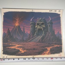 HE-MAN Animation Cel Background MOTU 80’s Vintage Cartoons PRINT Art she-ra  R picture