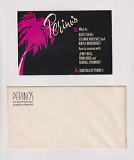VTG Rare Perino's Envelope, Postcard, Money Los Angeles Restaurant Wilshire Blvd picture