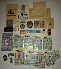 Antique Soldiers Pocket Litter Germany WWII WW2 Era Advertising Cigarettes Cases picture