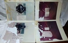 Vintage 1968 NASA Red Number Photo Lot Apollo Lunar Module Fused Stacks AS-IS picture