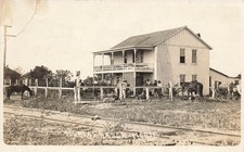 LP48 Kingsville TX Norias King's Ranch House Bandit Wars 1915 RPPC Postcard picture