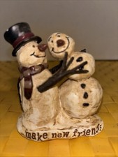 Make New Friends  Figurine By Erin Mcspadden- 2006- Estate Find picture