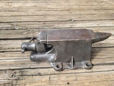 Vintage Rock Island?  Combination Vise & Anvil 3” Jaws Blacksmith Pipe Jaws picture