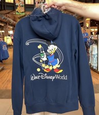 Disney Parks 2026 Walt Disney World Scrooge McDuck Pullover Hoodie Sweatshirt 2X picture