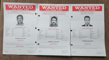 Juan Manuel Garza-Rendon Lorenzo Moreno Steven Nacim Wanted Posters Lot VINTAGE picture