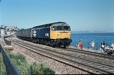 35mm Slide BR DIESEL LOCO, CLASS 47. No.47533. At DAWLISH, 1989. picture