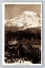 Mt Rainier WA-Washington, Scenic View Vintage Souvenir Postcard picture