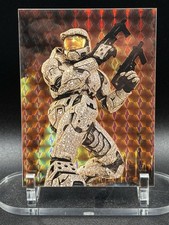 Halo Master Chief Holographic card. Non-Sport Trading Card. Art card/ sticker  picture