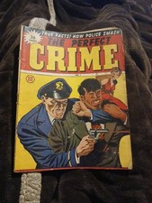 The Perfect Crime #1 Cross (1949?) UK Edition Pre-Code Golden Age Bondage Cover picture
