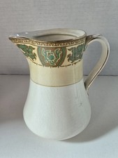 Booths Green Dragon Silicon China Pitcher Jug Thomas Goode London Antique VTG picture