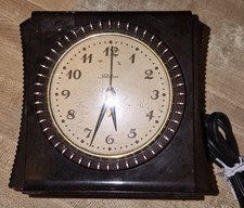 Rare Vintage Telechron Electric Clock Appliance Timer Art Deco bakelite Works picture