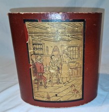 Small Vintage Wastebasket with English Pub Scene by Harry Eliott 6