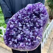 4.9LB Healing of natural amethyst block crystalline quartz crystal specimens picture